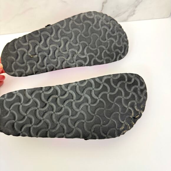 Birkenstock Women Florida Sandal Size 7 Birko Flor Metallic Strappy Pink Fuchsia - Picture 12 of 12